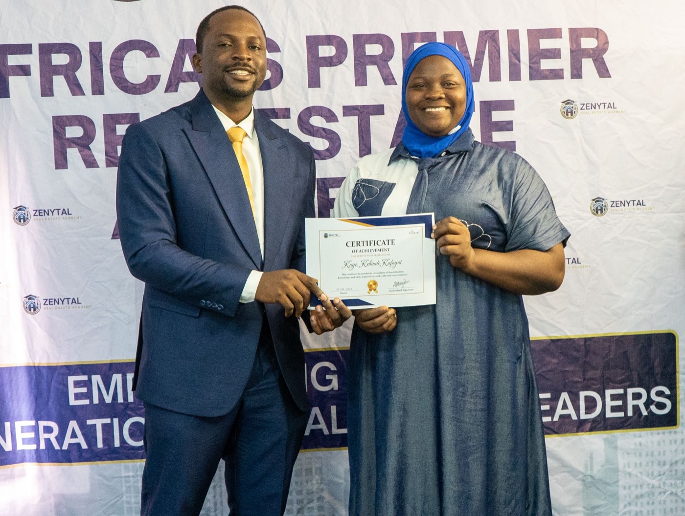 Certificate presentation · Cohort 1